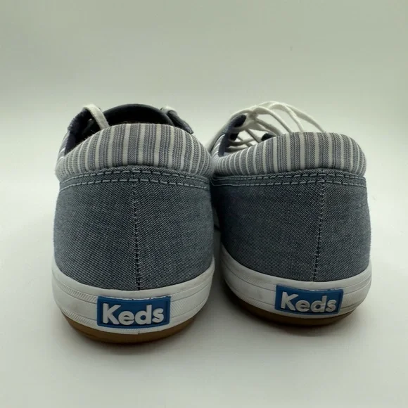 KEDS womens center 2. Chambray sneakers. - Picture 3 of 5